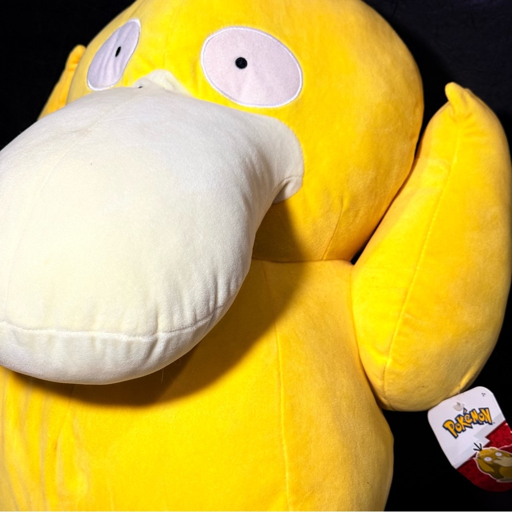 Pokémon Nintendo Large Plush Psyduck Stuffed Toy Creature NWT 2023 Jazwares LLC